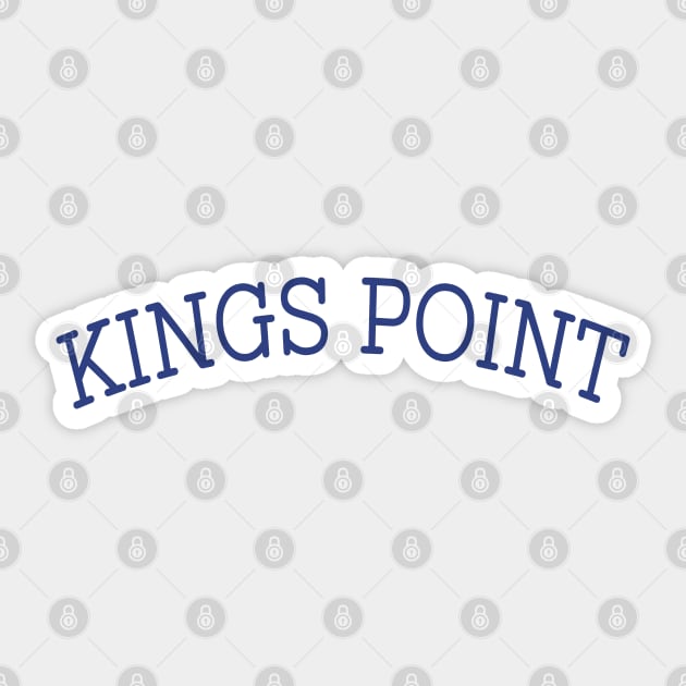 Kings Point (Curved Text) Sticker by Kings Point Spirit